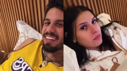 Apos um dia longe das redes Ze Felipe e Ana