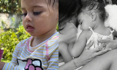 Banho de mangueira e soneca Helena filha de Neymar e