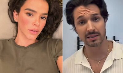 Bruna Marquezine faz pedido indiscreto a Romulo Estrela e o