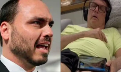 Carlos Bolsonaro compartilha video do pai dormindo com solucos.webp