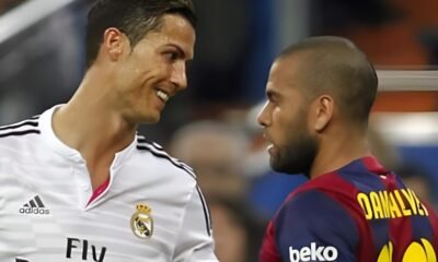 Daniel Alves aparece ao lado de Cristiano Ronaldo apos deixar