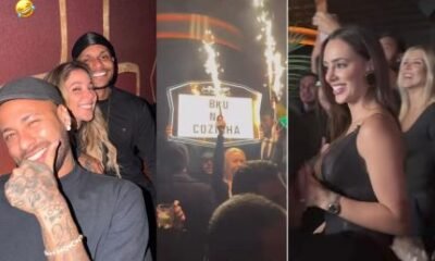 De ferias Neymar organiza surpresa para Bruna Biancardi em balada