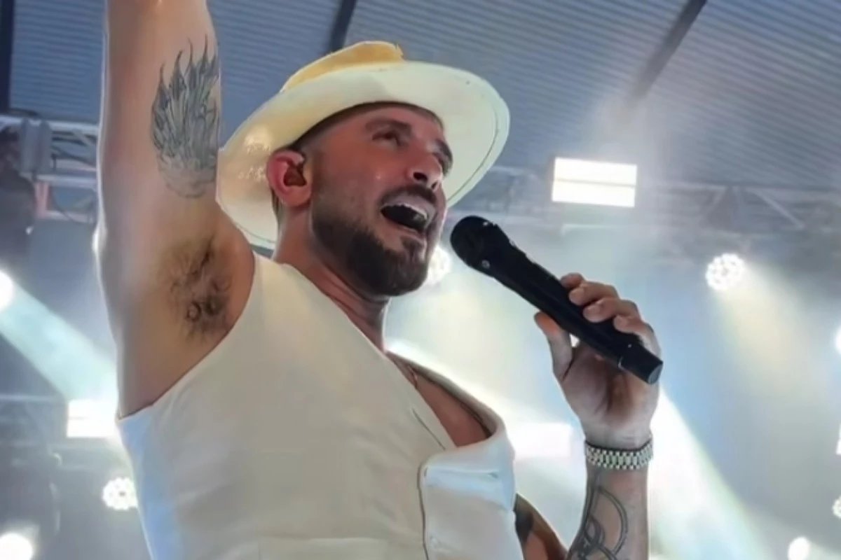 Declaracao de Diogo Nogueira em primeiro show apos se separar