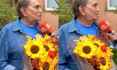 Dede Santana celebra homenagem na calcada da fama da Globo