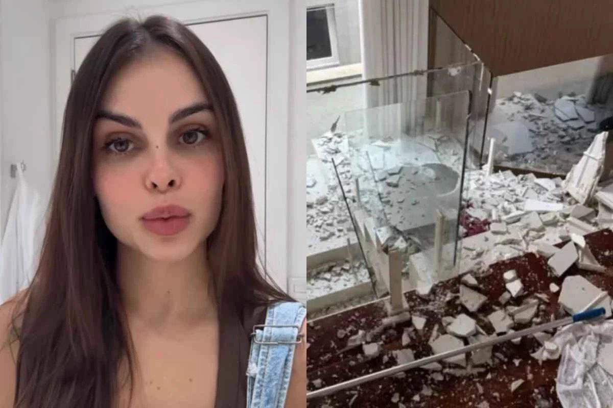 Desabamento atinge casa da mae da filha de Neymar apos