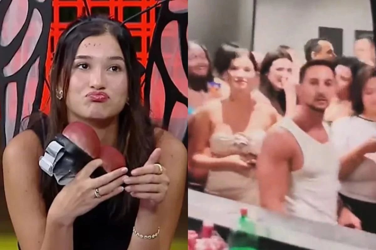 Duda Wendling arrasa Mesquita em festa fora de A Fazenda