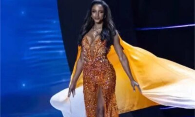 E grave o quadro da Miss Jamaica que sofreu uma