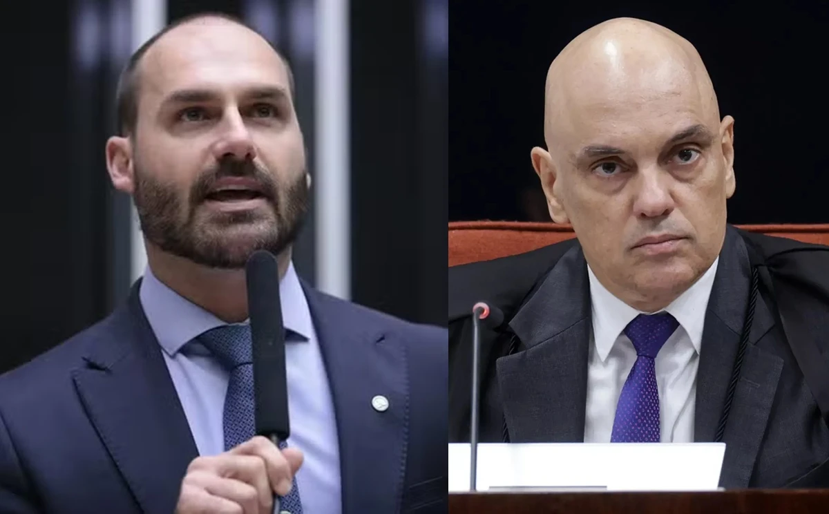 Eduardo Bolsonaro faz grave acusacao contra Alexandre de Moraes.webp