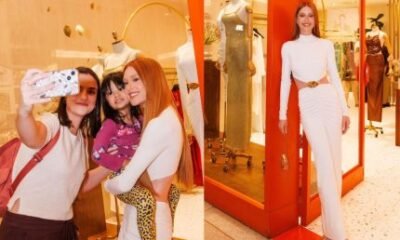 Ela e o momento Marina Ruy Barbosa leva fas a