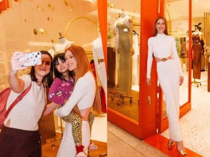 Ela e o momento Marina Ruy Barbosa leva fas a