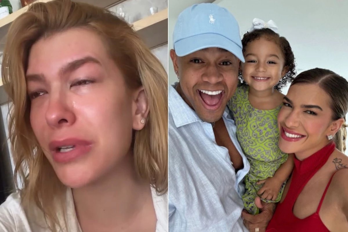 Em lagrimas Lore Improta se manifesta a respeito da filha