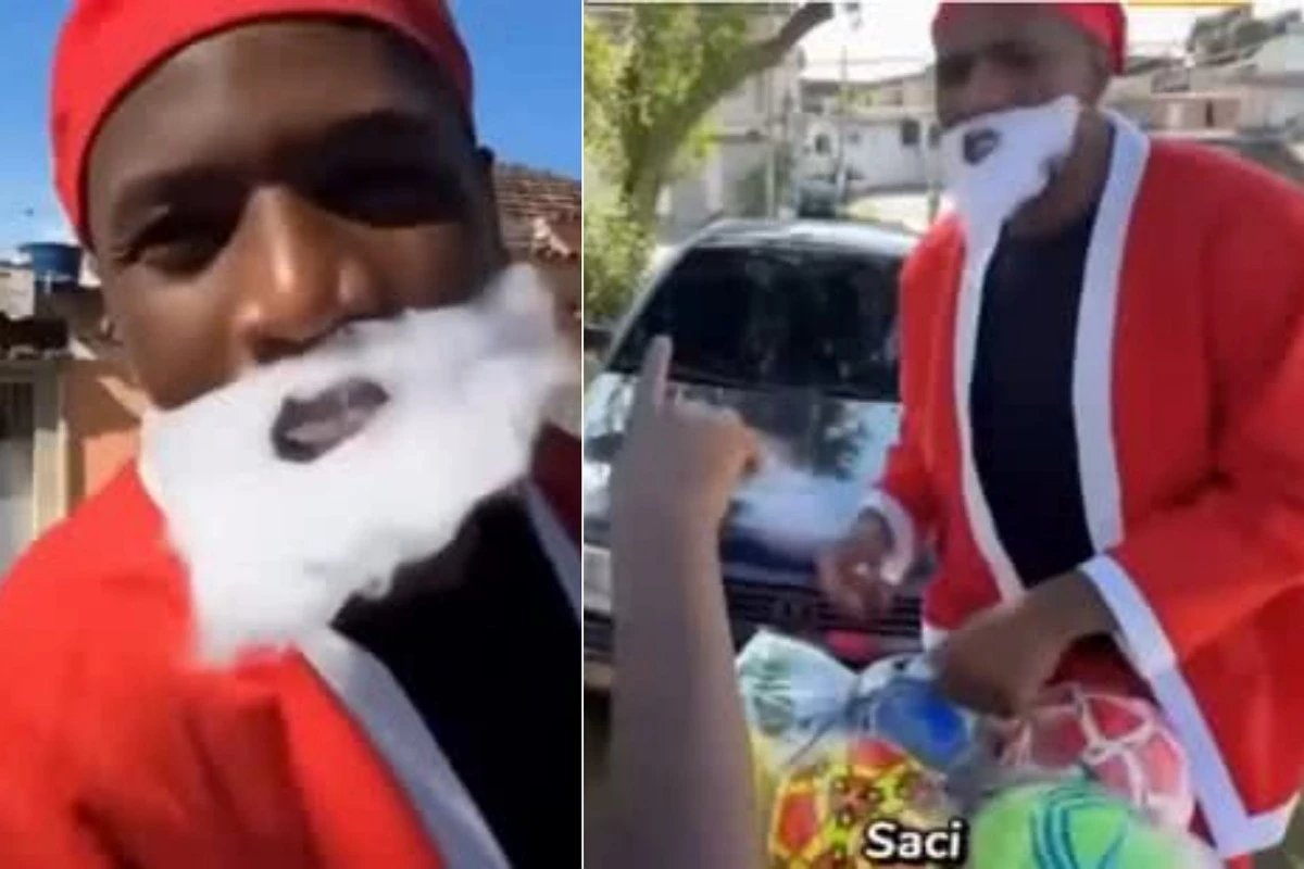 Em meio a acao solidaria de Natal influenciador e chamado