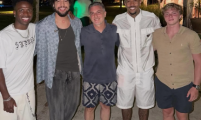 Entre famosos Nattan posa com Vini Jr Huck e Militao