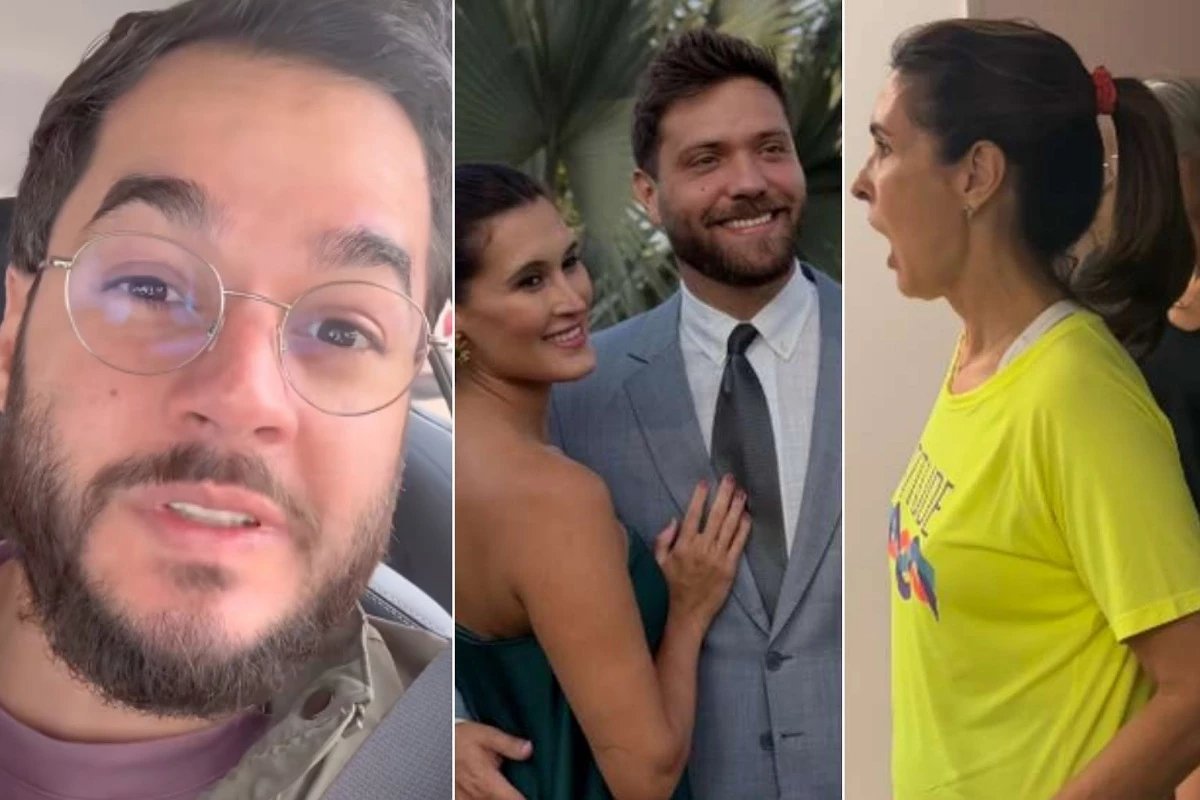 Fatima Bernardes confronta o genro apos ocorrido com a filha