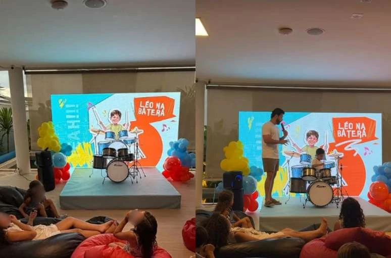 Filho de Marilia Mendonca toca musicas da mae em.webp