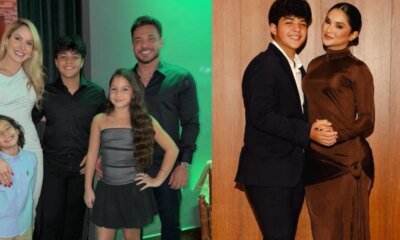 Filho de Wesley Safadao e Mileide Mihaile celebra formatura em