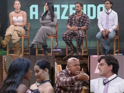 Fogo no feno A Fazenda 17 tem noite marcada por