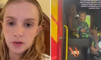 Isa Scherer relata panico apos incendio atingir casa durante viagem