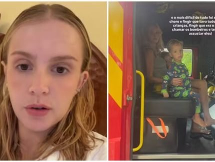 Isa Scherer relata panico apos incendio atingir casa durante viagem