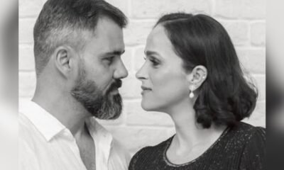 Juliano Cazarre surge em foto com esposa e filhos fala