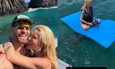 Karoline e Leo Pereira curtem Fernando de Noronha e influenciadora