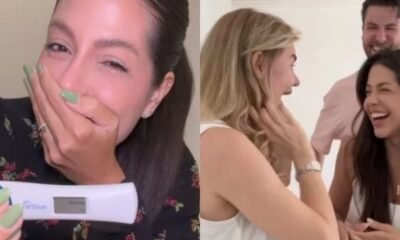 Lais Caldas compartilha reacao de amigos ao revelar a gravidez