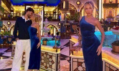 Leo Pereira e Karoline Lima aproveitam vale night no Catar