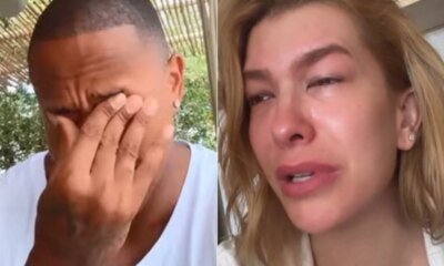 Leo Santana surge aos prantos diante de ocorrido com Liz