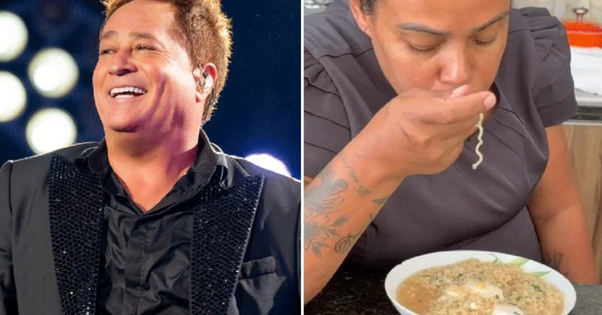 Leonardo se diverte com funcionaria apos ceia de Natal Uma