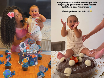 Lorena Maria comemora mesversario do filho apos polemica com MC