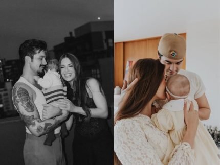 Luan Santana e Jade Magalhaes celebram 1o ano da filha
