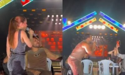 Lucas Guimaraes manda recado para ex em show Ninguem vai