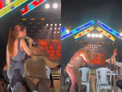 Lucas Guimaraes manda recado para ex em show Ninguem vai