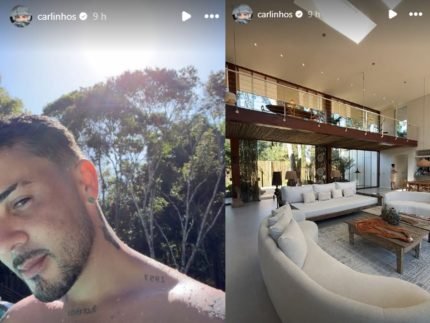 Luxo privacidade e vista paradisiaca a mansao escolhida por Carlinhos