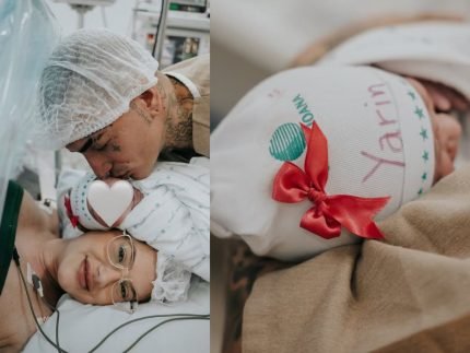 MC Guime anuncia nascimento de 1a filha A chegada da