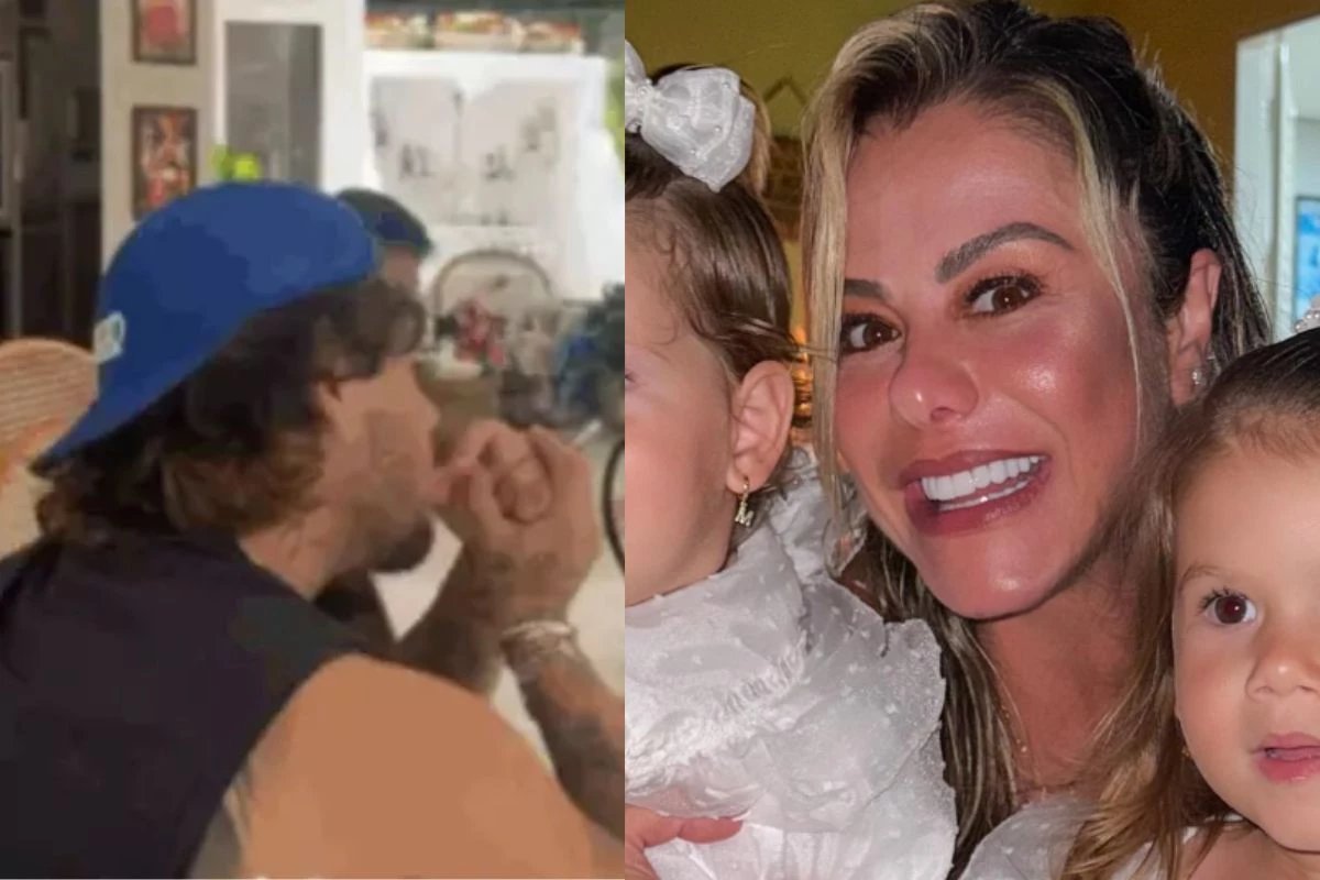 Mae de ouro Poliana Rocha ampara Ze Felipe no momento