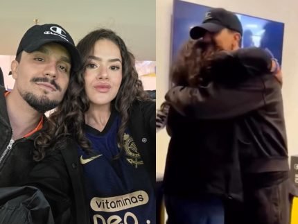 Maisa tieta Luan Santana em jogo do Corinthians Passando nervoso