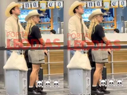 Manu Cit retorna ao Brasil com o noivo apos retiro