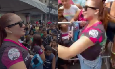 Mari Fernandez promove acao social de Natal em comunidade de