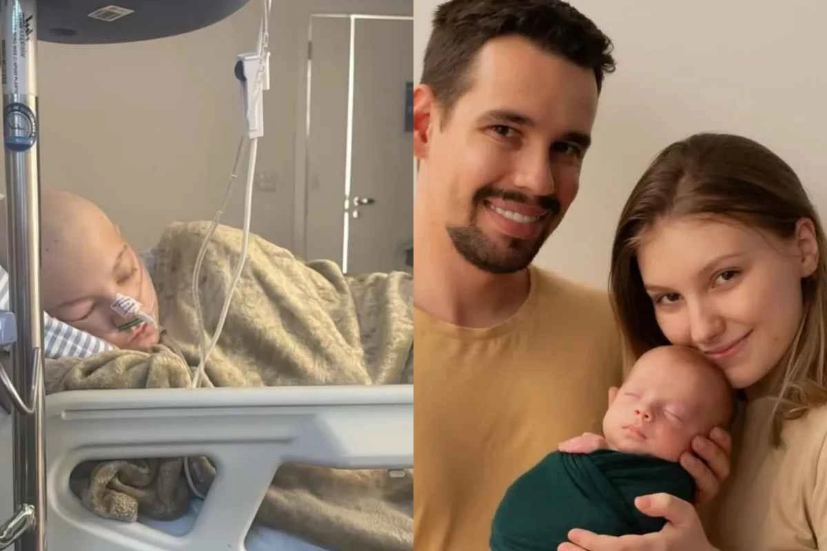 Marido de Isabel leva filho de 11 meses ao hospital