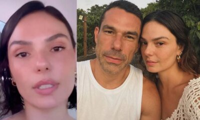 Marido de Isis Valverde expoe um lado da esposa que