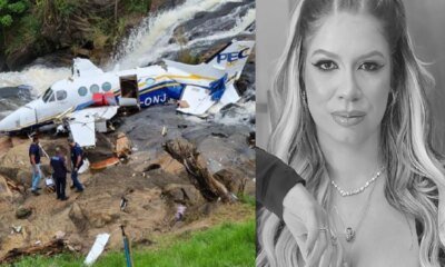 Marilia Mendonca fez registro dentro do aviao pouco antes de