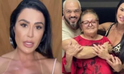 Morando com ex sogra Gracyanne expoe costume da familia de Belo