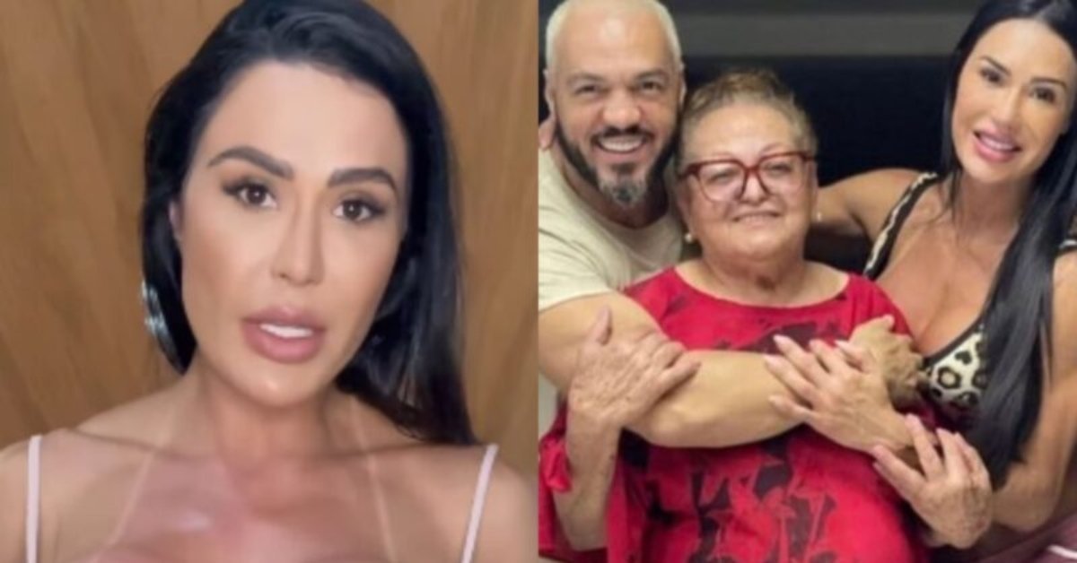Morando com ex sogra Gracyanne expoe costume da familia de Belo