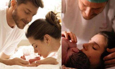 Nasce filha de Camila Queiroz e Klebber Toledo casal divulga