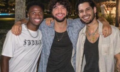 Nattan causa na web ao juntar Vini Jr e Ze