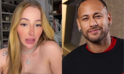 Neymar e o pai Mulher que teria tido filho do