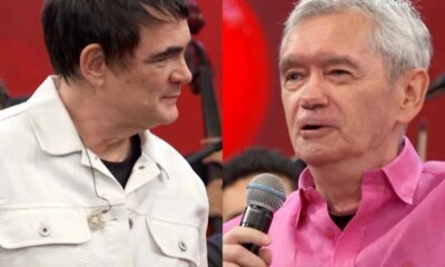 No Altas Horas Serginho Groisman canta com Samuel Rosa e