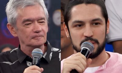 No Altas Horas ator Gabriel Leone canta musica do Djavan