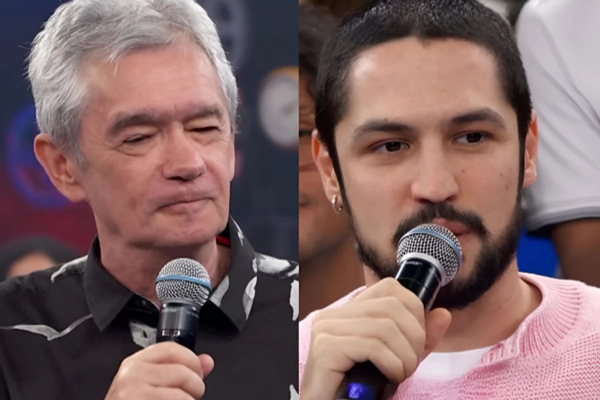 No Altas Horas ator Gabriel Leone canta musica do Djavan